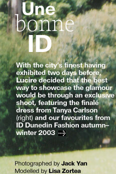 Click here to continue | Une bonne ID: ID Dunedin autumn-winter 2003 exclusive