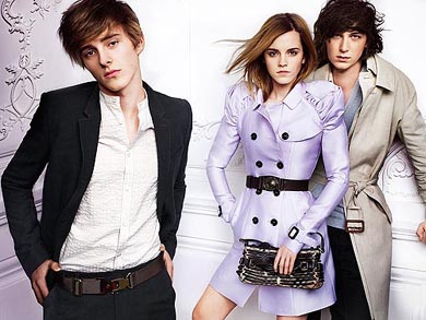 Emma Watson for Burberry, photographed by Mario Testino
