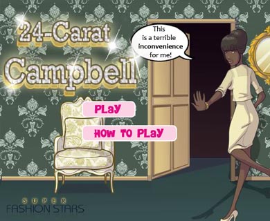 naomi campbell blood diamond. 24 Carat Campbell game