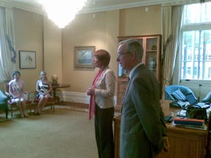 Miss New Zealand at the Mayor's office