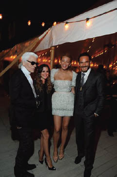 Chanel cruise VIP party