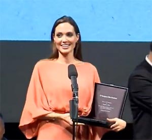 Angelina Jolie receives special award at Sarajevo Film Festival