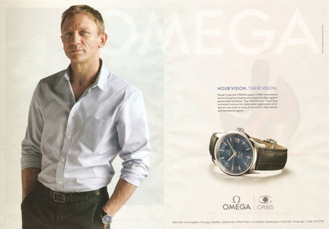Daniel Craig and Omega