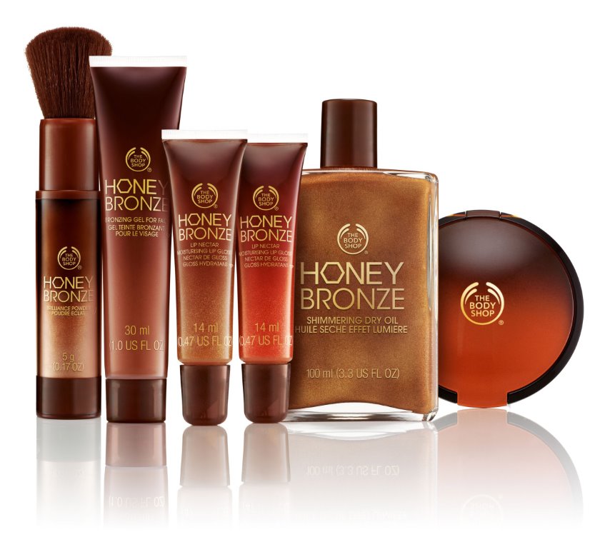 Smart girls fake it: the Body Shop releases its Honey Bronze range for summer