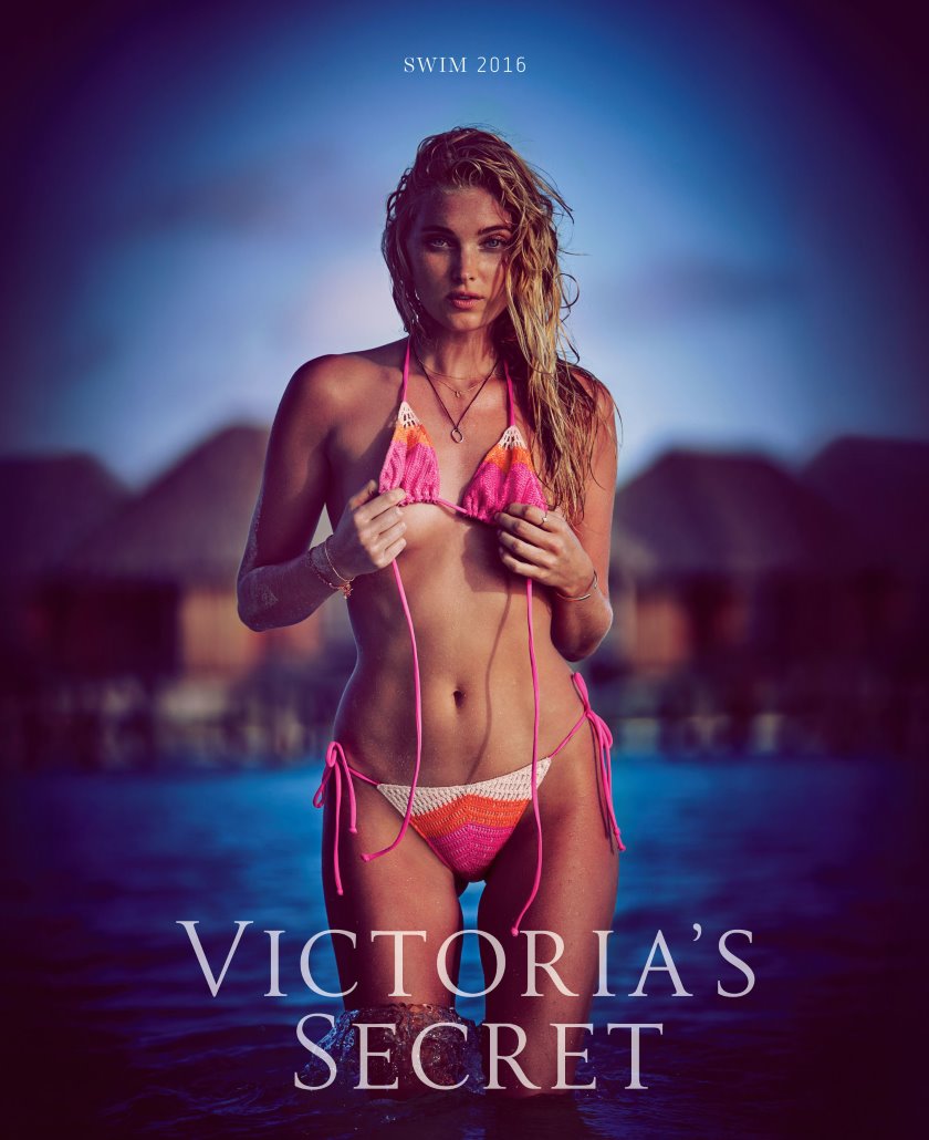Elsa Hosk appears on Victoria’s Secret’s first Swim catalogue for 2016