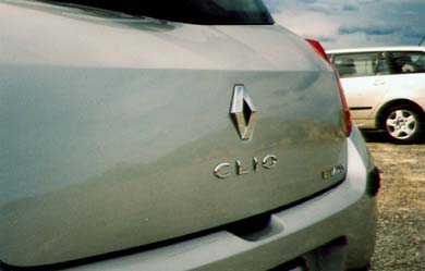 Renault Clio rear badge