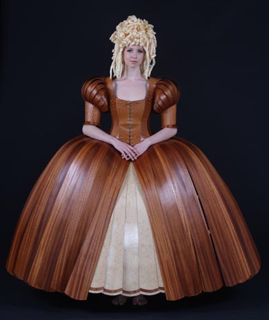 Wooden gown wins supreme World of Wearable Art Award