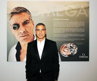 George Clooney at Saatchi Gallery