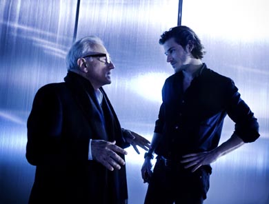 Martin Scorsese and Gaspard Ulliel