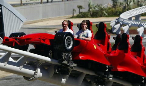 Ferrari World Abu Dhabi roller-coaster