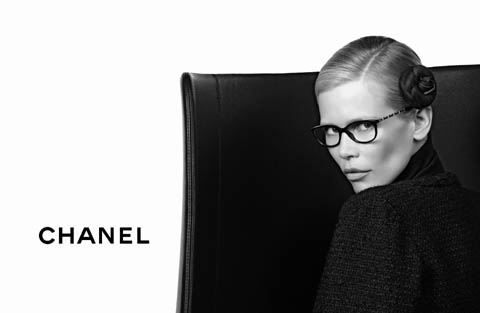 Claudia Schiffer for Chanel eyewear