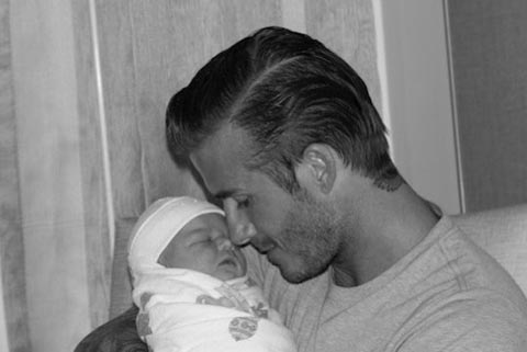 David Beckham and daughter Harper Seven Beckham