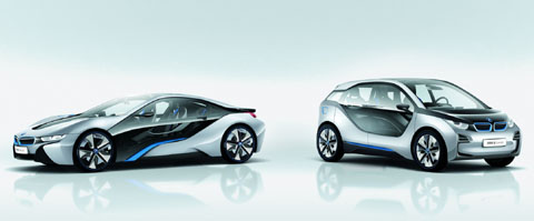 BMW i concept range official photographs