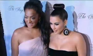 Kim Kardashian attends Angel Ball 2011, honouring Naomi Campbell