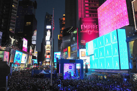 Times Square concert