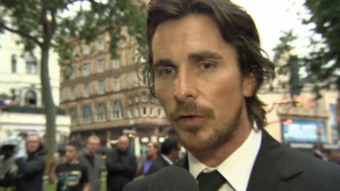 Video: interviews with Christian Bale, Anne Hathaway, Christopher Nolan, Tom Hardy at <i>Dark Knight Rises</i> première