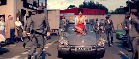Cheryl Cole steps out in 1950s style for ‘Under the Sun’ video