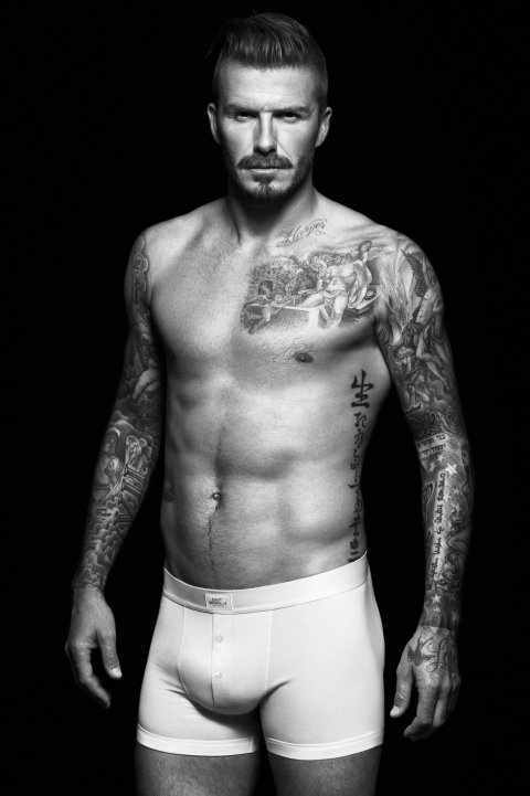 David Beckham shows off his latest pics for his H&M Bodywear range