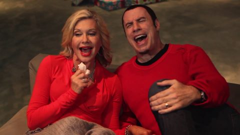 Olivia Newton-John and John Travolta reunite for Christmas album: first video released