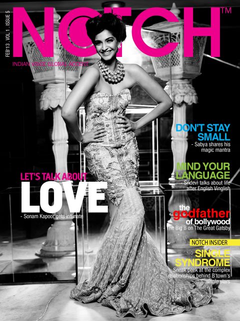 Sonam Kapoor is <i>Notch</i>’s latest cover girl; Sridevi, Amitabh Bachchan also feature