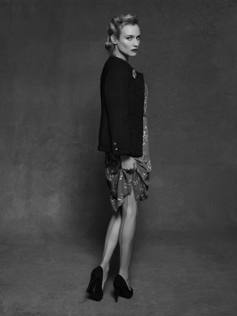 Chanel previews Milano leg of its <i>Little Black Jacket</i> exhibition with Diane Kruger photo