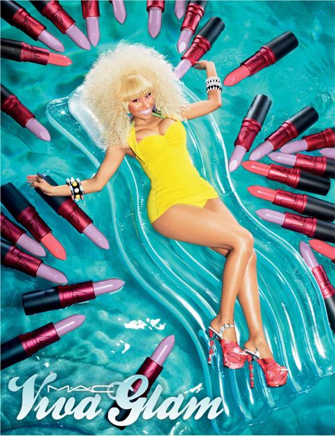 Nicki Minaj’s latest limited-edition Viva Glam lipstick and Lipglass in stores now