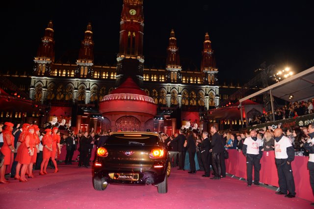 Roberto Cavalli unveils this year’s Life Ball Mini, a Paceman, in Wien