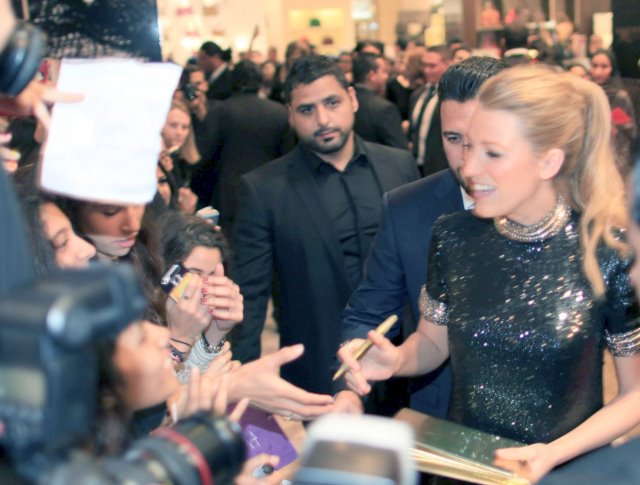 Blake Lively promotes Gucci Première fragrance to shoppers in Dubai