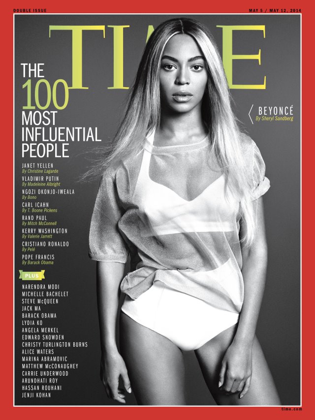 <i>Time</i>’s 100 most inﬂuential has Beyoncé covering; Benedict Cumberbatch, Phoebe Philo, Lydia Ko make the cut
