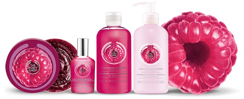 The sweet smells of the Body Shop this winter: thinking big and raspberry fare
