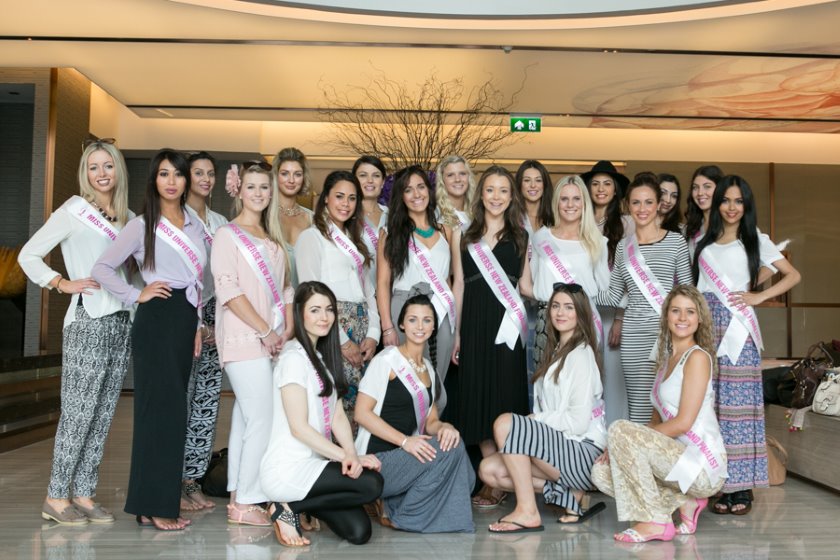 A full day in Bangkok for Miss Universe New Zealand 2014’s top 25 ﬁnalists