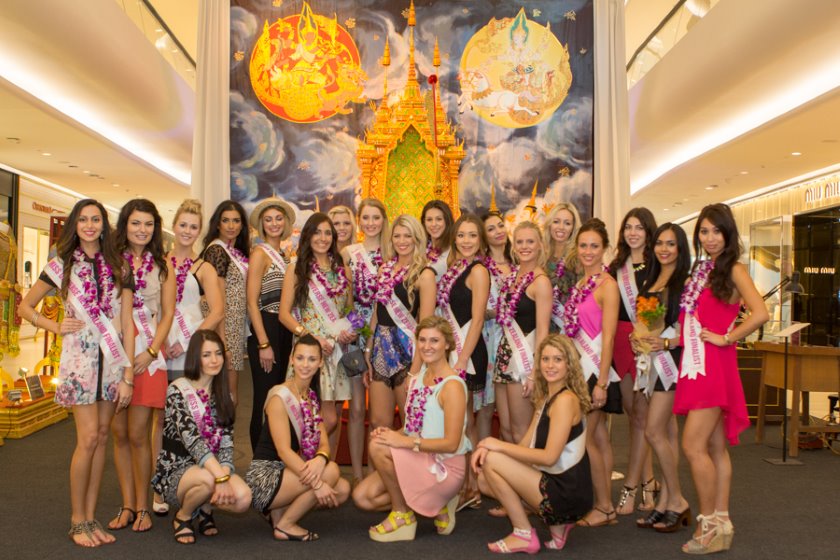 Miss Universe New Zealand 2014 ﬁnalists fulﬁl their diplomatic mission