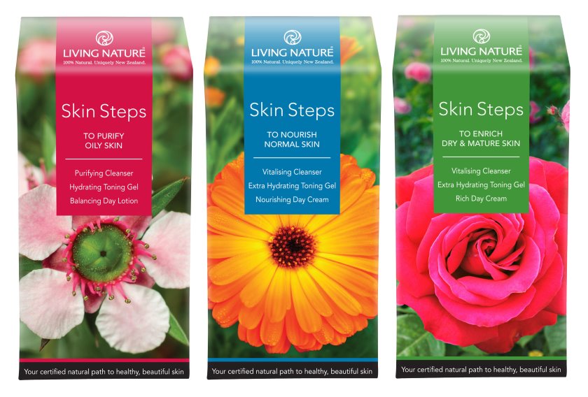 Living Nature’s Skin Steps: all you need in a natural, single package to look after your skin
