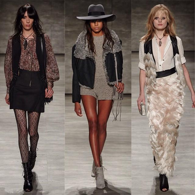 Mercedes-Benz Fashion Week New York, fall–winter 2015–16, days 1 and 2: from elegance to fringes