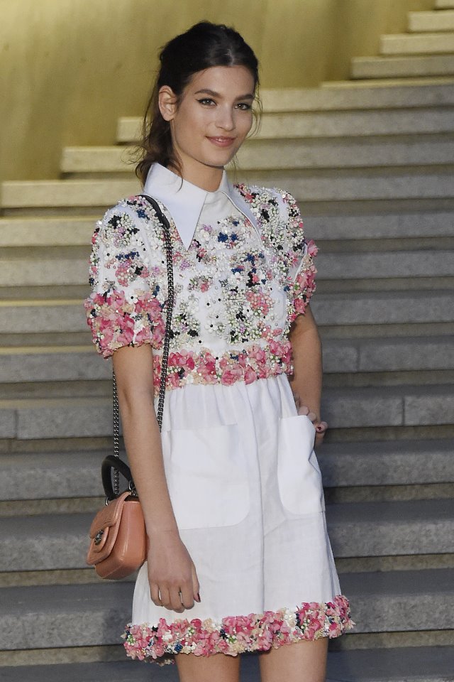 Alma Jodorowsky attending the Chanel Spring-Summer 2015/2016 Ready-To-Wear  collection show during Paris