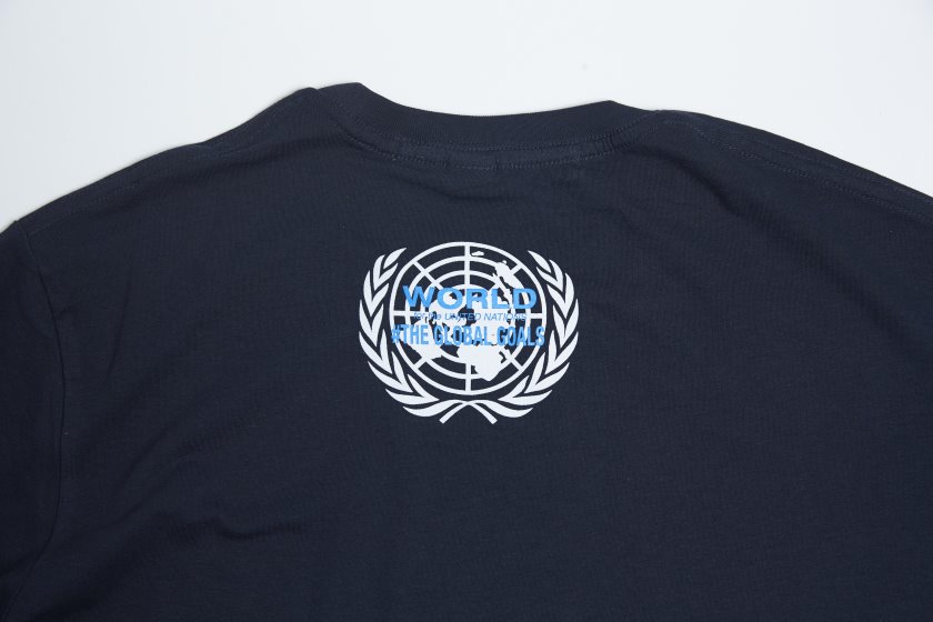 World announces T-shirt created for the United Nations, supporting the Global Goals