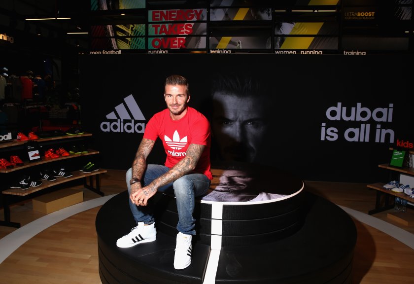 David Beckham opens Adidas’s flagship Dubai Homecourt store at the Mall of the Emirates