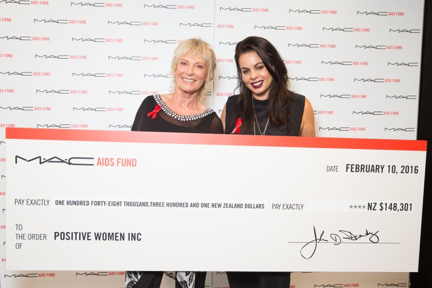 MAC Aids Fund grants NZ$148,301 to Positive Women, Inc., reaching two milestones in New Zealand