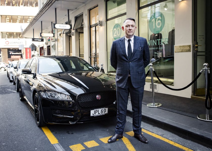 Jaguar launches XF in style in New Zealand with Murray Crane and Crane Brothers event