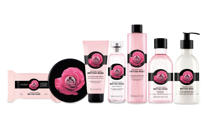 The Body Shop’s British Rose body care and make-up an ideal line for Mothers’ Day