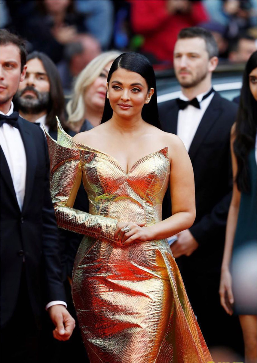 Cannes day 6: Aishwarya Rai Bachchan shines in gold; Petra Němcová shows eco-fashion is red carpet-worthy
