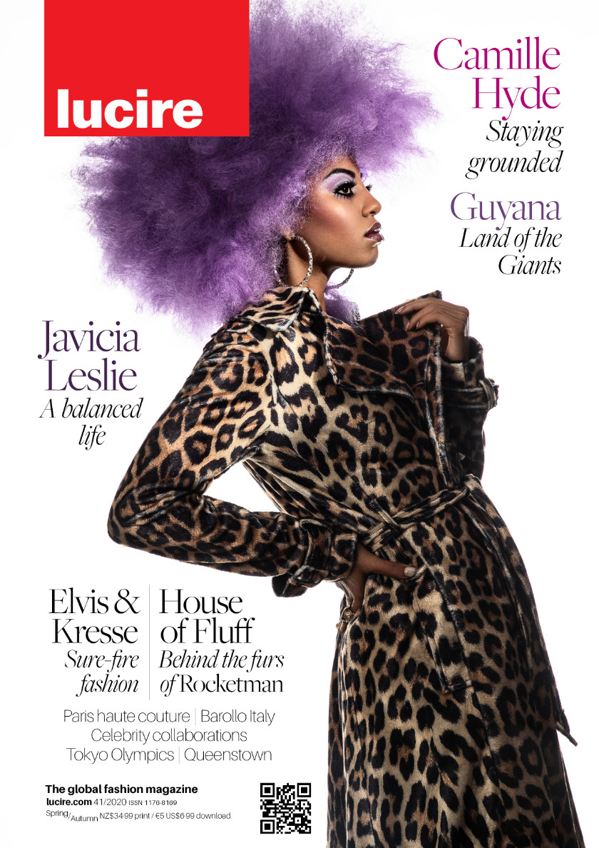 Lucire issue 41 cover, with Camille Hyde