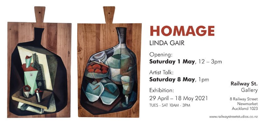 Linda Gair pays tribute to famous artists in Auckland exhibition, <i>Homage</i>
