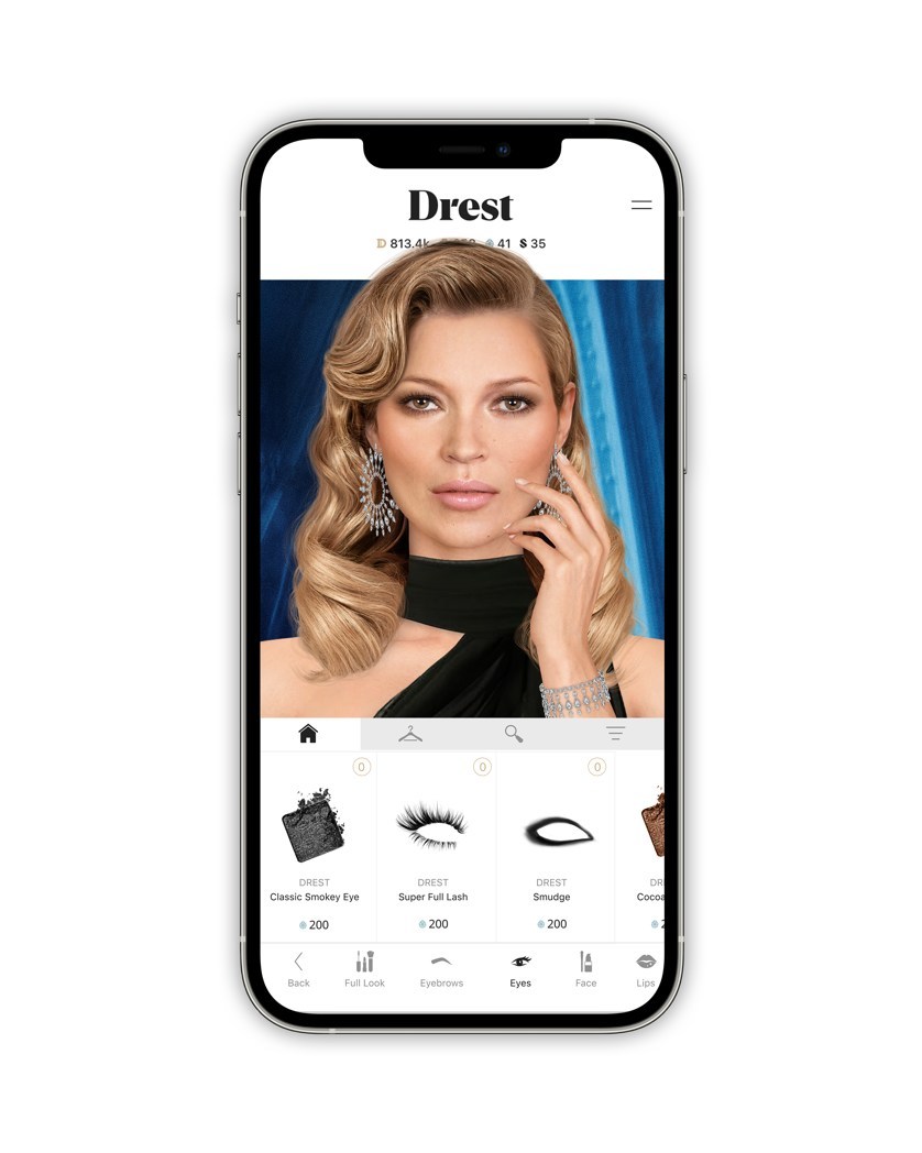 Kate Moss enters the metaverse with avatar on mobile fashion game Drest