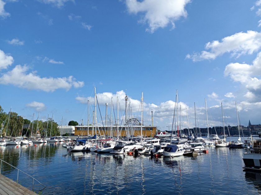 Sailboats at Djurgården