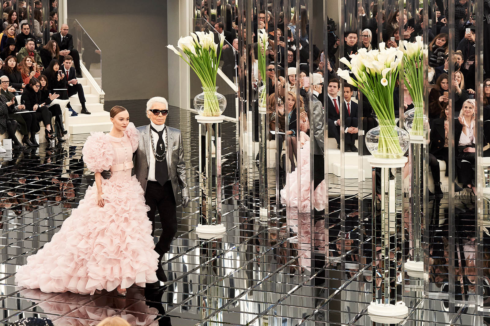 Chanel shows off spring–summer 2017 haute couture, with Lily-Rose