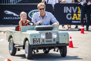 Prince Harry kicks off Invictus Games in Toronto, awarding first medals in Jaguar Land Rover challenge