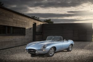 As I-Pace draws near, Jaguar shows off a unique, electric-powered E-type