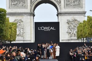 L’Oréal Paris hosts catwalk show on Champs-Élysées: Barbara Palvin, Irina Shayk, Cheryl Cole, Dame Helen Mirren model