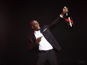 Usain Bolt celebrates with Maison Mumm in latest spot featuring Yendi Philipps